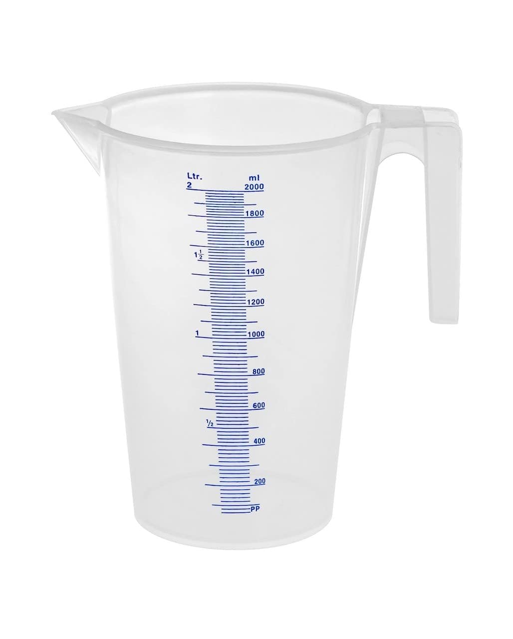 Heavy Duty Measuring Jug 2 litres Lightweight Strong Durable