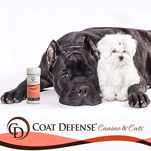 COAT DEFENSE Canine Daily Preventative Dry Powder 6 Oz Waterless Dog