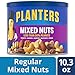 Planters Mixed Nuts (10.3 oz Canister, Pack of 4) - Variety Mixed Nuts with Less Than 50% Peanuts with Peanuts, Almonds, Cashews, Hazelnuts & Pecans