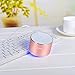 NUBWO Portable Bluetooth Speaker with Mic/Speakerphone,AUX Line,Memory Card Playback Smartphones for Apple/Android Phone (Rose Gold)