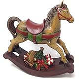 Santa & Rocking Horse Ornament: Amazon.co.uk: Kitchen & Home