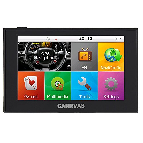 GPS Navigation for Car, 5 inch Lifetime Map Updates, Spoken Turn-by-Turn Vehicle GPS Navigator 8GB Navigation System with USB Cable and Car Charger & Back Bracket & Mount - Thumbnail 2