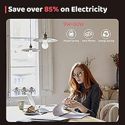 OREiN A19 LED Light Bulb, Enclosed Fixture