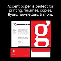 Accent Opaque White Printer Paper, 8.5” x