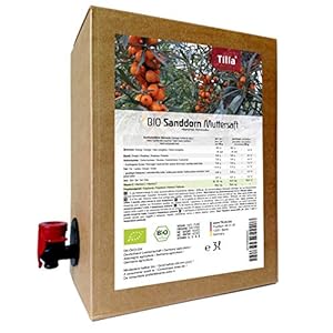 Tilia BIO Sanddorn Muttersaft – 100% Direktsaft 3 Liter