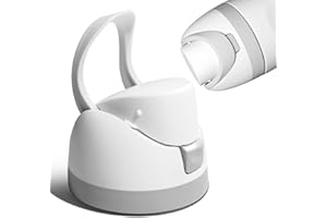 HIMOLIWA Replacement Cap Fit for Owala FreeSip Insulated Stainless Steel 16oz 24oz 32oz 40oz, Replacement Lid Fit for Owala FreeSip Clear Tritan Plastic Water Bottle (White)