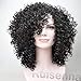 RUISENNA Afro Curly Hair Wigs for Black Woman High density Kinky Hair 100% Heat Resistant Fiber Synthetic Wig 20