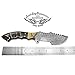 Ram Horn 9.5'' tracker Fixed Blade Custom Hand made Damascus Steel Hunting Knife 100% Prime Quality