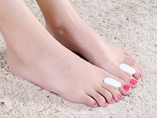 1 Pair Silicone Gel Hallux Valgu Braces Toe Support / Unisex Simple Bunion Splint Protective Corrector Adjuster Straightener Foot-pad for Foot Pain Relief / Dancer / Sporter - Size S