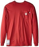 Carhartt Men's Big & Tall Flame Resistant Force Cotton Long Sleeve T-Shirt