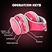 New Pink color Beyution513@ Over-ear- HiFi Stereo-Built in Clear Mic-phone-Pink BLUETOOTH V4.1 HEADPHONES HEADSET