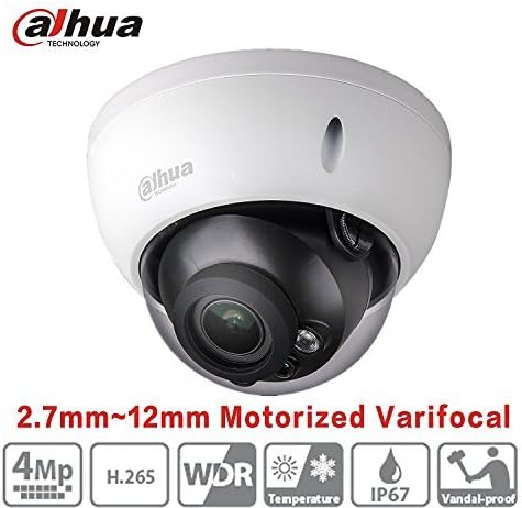 Dahua 4MP IP Dome Camera HDBW4431R-ZS 2.7mm~12mm Motorized Zoom Network Camera PoE H.265 PoE IP67 ONVIF Camera International Version