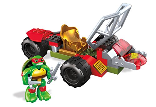 Teenage Mutant Ninja Turtles Mega Construx Half-Shell Heroes Raph Shell Cycle