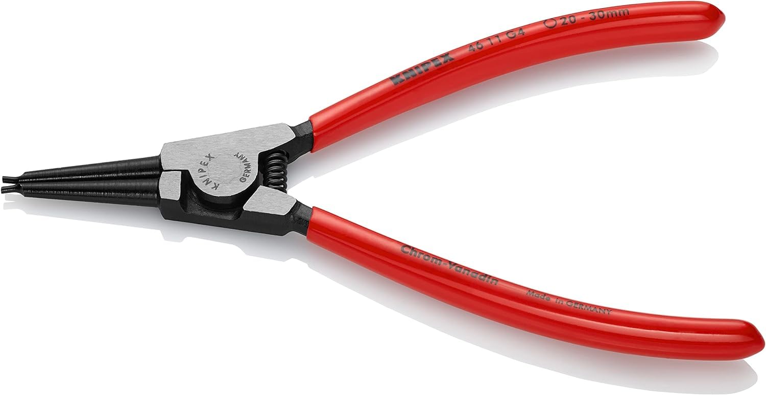 KNIPEX Circlip Pliers for Grip Rings on Shafts with Plastic Coating 180 mm, 46 11 G4