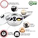 Ozer Poched Cooker Mker Cookwre, Stovetop Cooking Set of 10 Silicone Stnd, Microwve Egg Pocher Cups Pn, 2, Stinless Steel