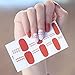 WOKOTO 6 Sheets Nail Polish Sticker Decals Full Nails Manicure Diy Nail Art Polish Strips Wraps For Wedding,Party,Shopping,Travelling With Nail Files Kit