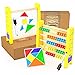 Wooden Abacus for Kids: Best Educational Counting Toy for Toddlers - Sturdy and Colorful Abacus Toy - Makes Counting and Learning Fun and Easy - With a Free Magnetic Puzzle Board and Gift Box