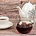ELITEA Clear Glass Milk Tea Serving Pitcher Cream Pitcher Creamer Mug 200ml / 7 fl.oz for Tea Coffee
