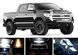 2000 - 2017 Toyota Tundra Xenon White LED Light Bulbs Package for Vanity/ Sunvisor ( 4 Pieces)
