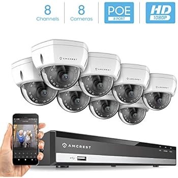 Amazon.com : Amcrest 2MP 1080P Security Camera System, w