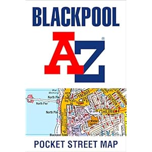 Blackpool A-Z Pocket Street Map Paperback – Gevouwen Kaart, 20 februari 2020