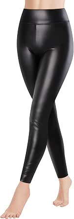 Libella Mujeres Sexy Leggings de Cuero de imitación de Cintura Alta Leggins  de Cuero de la PU Medias en Cuero Look elástico Treggings Skinny imitación  de Cuero 4164 : Amazon.es: Moda