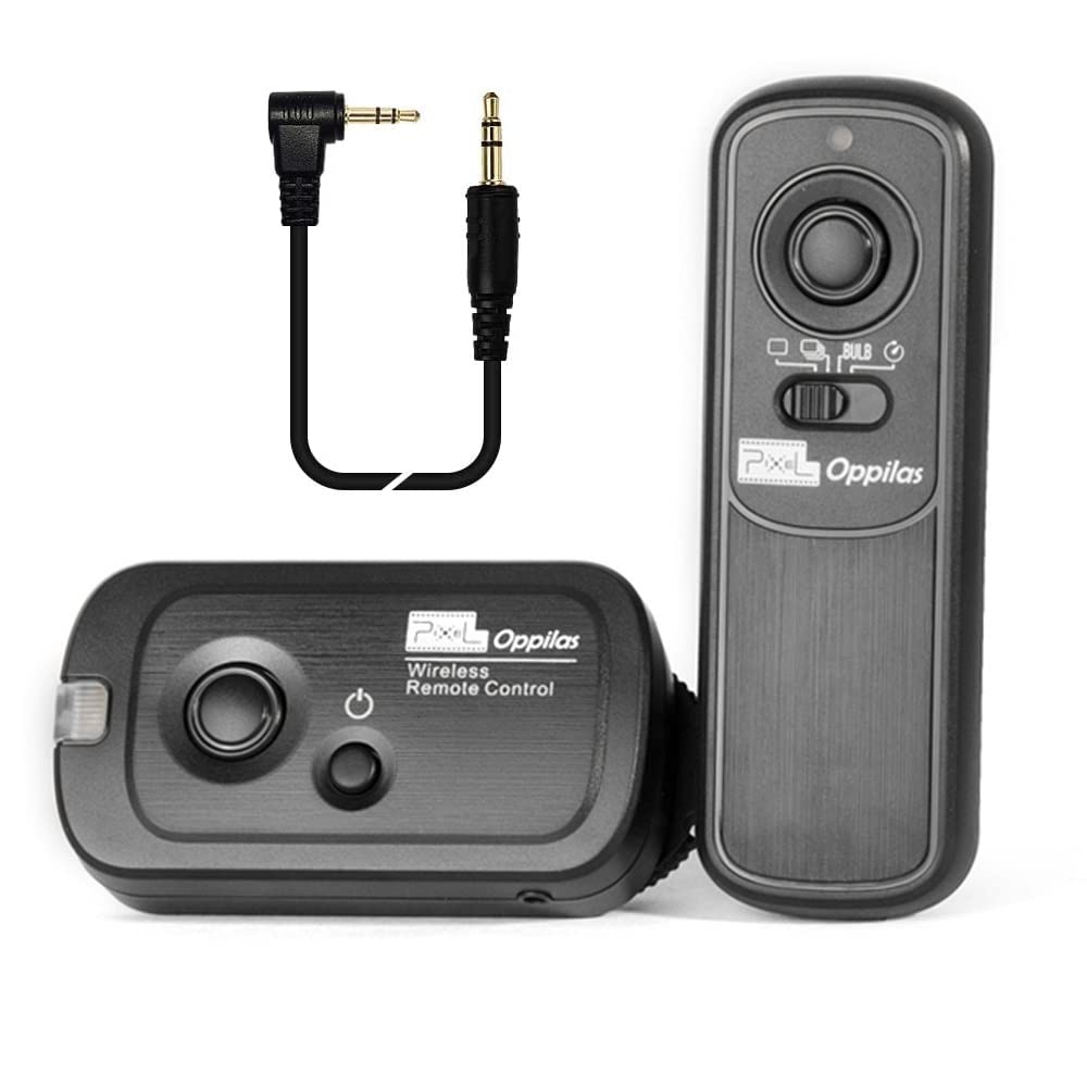 Pixel RW221 E3 Wireless Shutter Camera Remote Control Compatible with Canon R6, RP, 850D, 90D, 80D, 750D, 2000D for Fuji XT3, XT4, XT30, GFX100, GFX50SII for Olympus OM-1, E-M1X, EM1-2, EM1-3