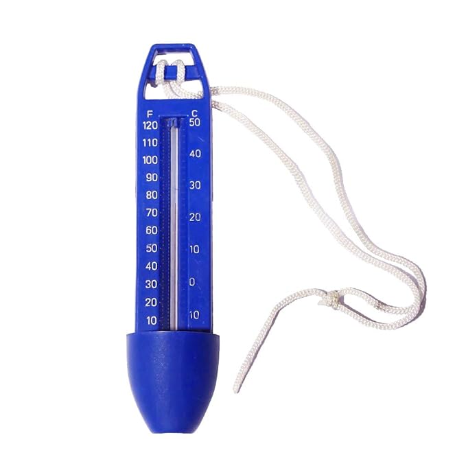 Daveyspa Pocket Reservoir Pool Thermometer with String EasyRead Water