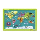 Crocodile Creek World Cities Map Placemat