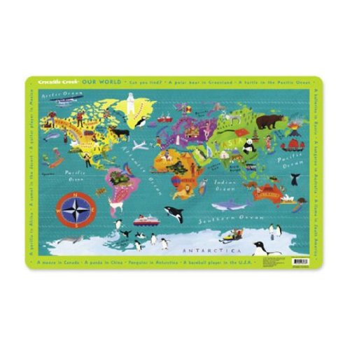 Placemat/World Cities Map