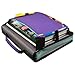Five Star Zipper Binder, 2 Inch 3 Ring Binder, Expansion Panel, Durable, Purple/Black/Aqua/Gray (29052BD7)