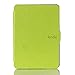 HAOCOO Ultra Slim Leather Smart Case Cover Build in Magnetic [Auto Sleep/Wake] Function for All-New Kindle Paperwhite 2012, 2013, 2015 Versions (Not fit All-New Paperwhite 10th Generation)(Green)