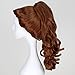 Miss U Hair Princess Wig Long Curly Brown Belle Cosplay Costume Wig Claw Ponytail