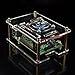 CJRSLRB Newest Transparent Acrylic Case with Cooling System External Fan for Better Heat Dissipating + Screw Driver Tool for RPi RasPi Raspberry Pi 3 Model B, 2 Model B & Model B+ (B Plus) - Clear