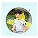 IdealPlast Cute Rain Coat UFO Children Umbrella Hat Magical Hands Free Raincoat (Yellow Dark, S)