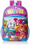 Nickelodeon Girls' Paw Patrol Rainbow 16 Backpack, Purple
