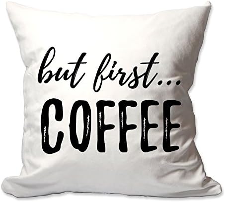 But First...Coffee Throw pillow