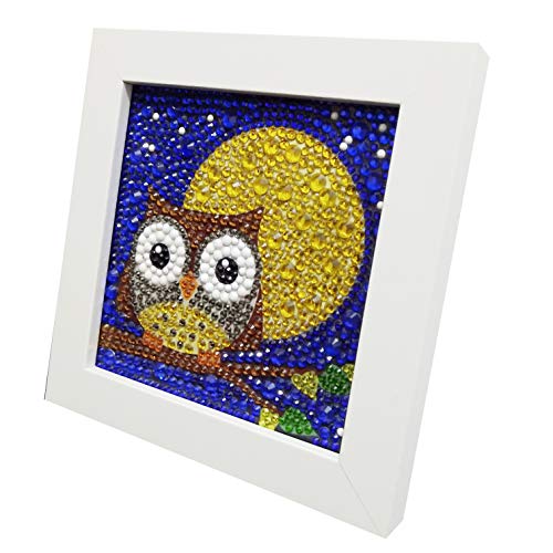 ParNarZar Easy 3D Diamond Painting Kit Owl for Kids Art Crafts Kits for