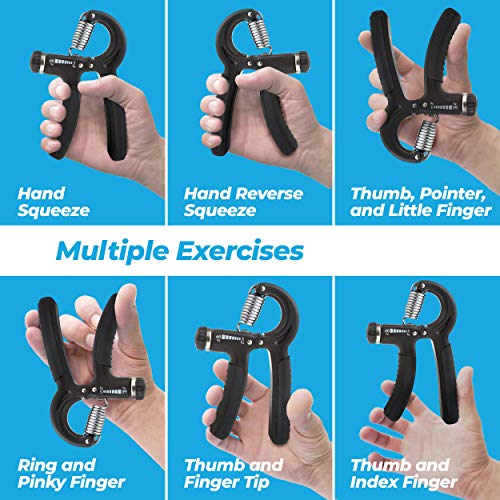 Grip-Strength-Trainer-Adjustable-Hand-Grip-Strengthener-Forearm-Exerciser-Finger-Strengthener-Trainer-11-to-132-LB-Wrist-Forearm-Grip-Workout-Home-Gym-Exercise-Equipment-Workout-for-Home