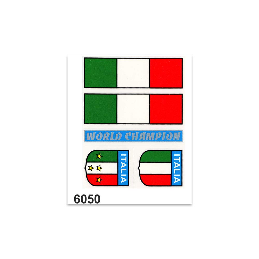 Quattroerre Stickers Italy World Champion, 10 x 12 cm