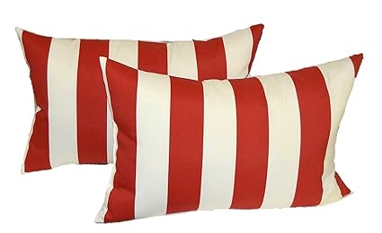 Amazon Com Set Of 2 Indoor Outdoor Decorative Lumbar