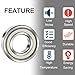 6900ZZ 10 x 22 x 6 mm Deep Groove Ball Bearing, 10 Pcs, Double Metal Shielded Miniature Ball Bearings, Fit for Skateboard Bearings, 3D Printer RepRap Wheel, Roller Skates, Inline Skates (Pack of 10)