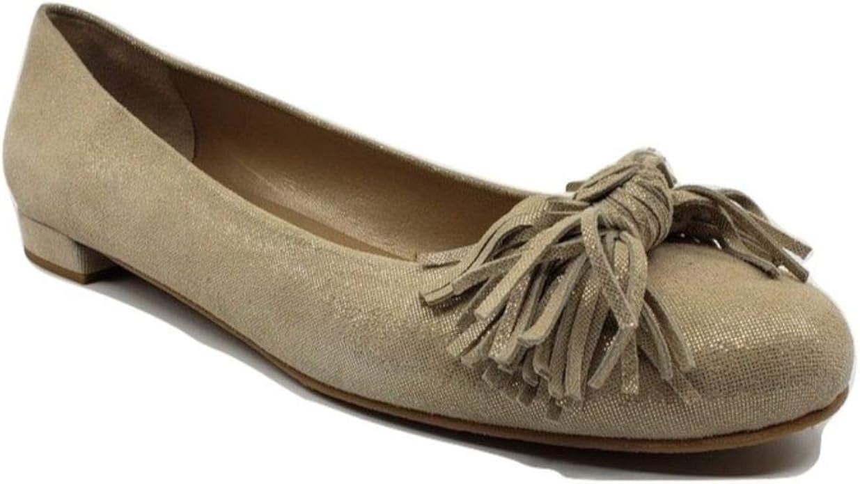 stuart weitzman suede ballet flats