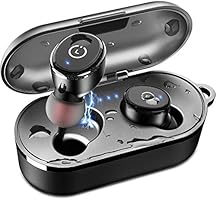 TOZO T10 Bluetooth 5.0 Wireless Earbuds with Wireless Charging Case IPX8 Waterproof TWS Stereo Headphones in Ear Built in...