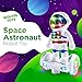 WolVol Space Astronaut Robot Toy with Stunning 3D Lights and Music, Bump & Go Action Toy for Kids