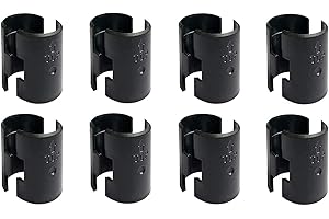 WAFJAMF Wire Shelf Clips Shelving Sleeves - 16 Pack Shelf Lock Clips for 1" Post- Shelving Sleeves Replacements for Wire Shelving System
