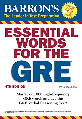 Download Essential Words for the GRE, 4th Edition (Barron's Essential Words for the GRE) Download Essential Words for the GRE, 4th Edition (Barron's Essential Words for the GRE)