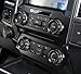 KUJOOY for Toyota Tacoma 2024 2025 for Toyota 4Runner 2025 with 14’’Screen, Air Conditioner AC Switch Audio Dirve Button Knob Cover Rings, Aluminum Alloy Accessories (Grey, 14“ Screen)