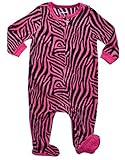 Fleece Footed Sleeper Zebra Design 4 Toddler