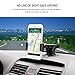 IKOPO 3-in-1 360° Rotating Easy to Use One Touch Cell phone Car Mount Holder Cradle for iPhone Samsung Galaxy LG Nexus(Black)